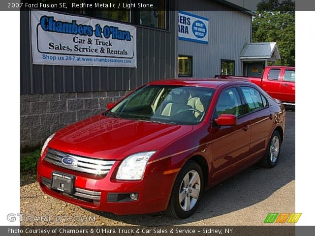 2007 Ford Fusion SE in Redfire Metallic