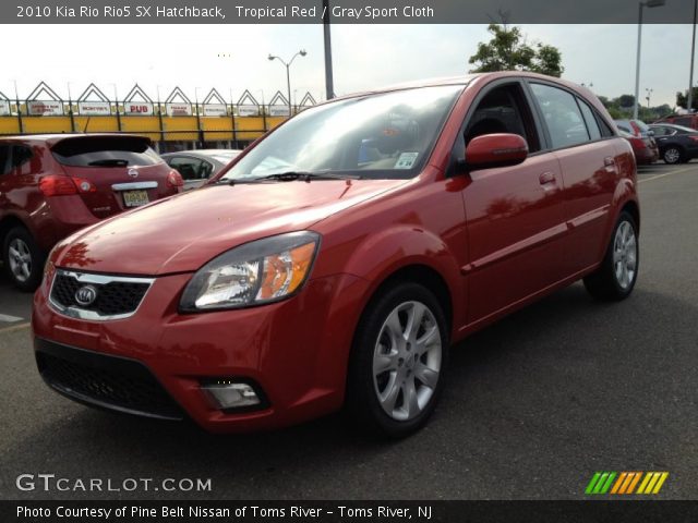 2010 Kia Rio Rio5 SX Hatchback in Tropical Red