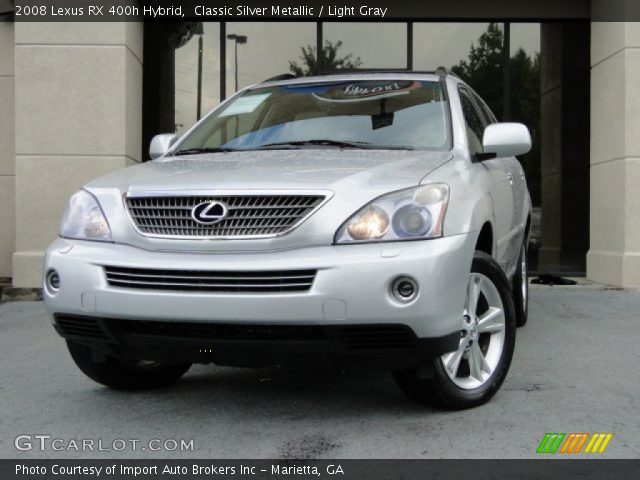 2008 Lexus RX 400h Hybrid in Classic Silver Metallic