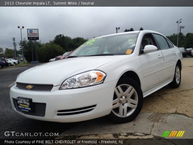 2013 Chevrolet Impala LT in Summit White