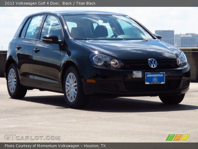 2013 Volkswagen Golf 4 Door in Black