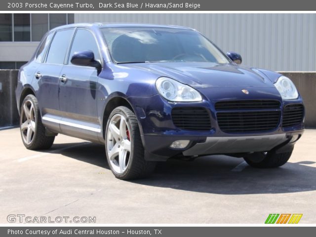 2003 Porsche Cayenne Turbo in Dark Sea Blue