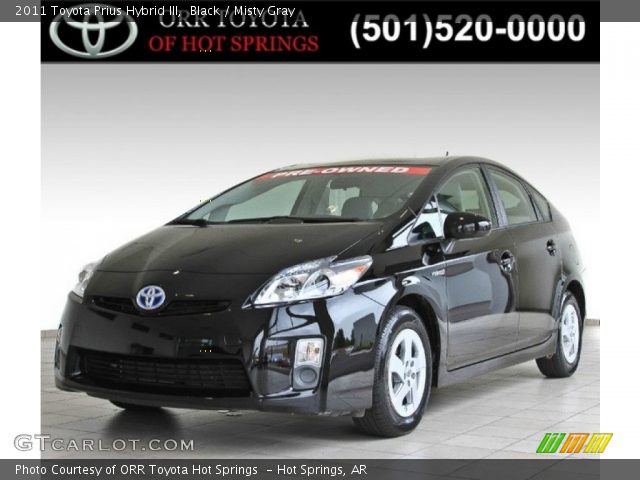 2011 Toyota Prius Hybrid III in Black