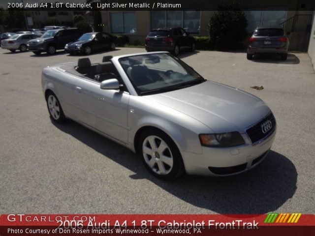2006 Audi A4 1.8T Cabriolet in Light Silver Metallic