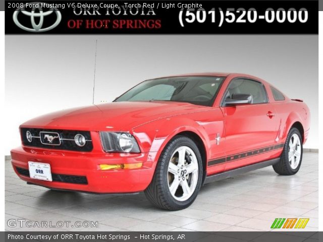 2008 Ford Mustang V6 Deluxe Coupe in Torch Red