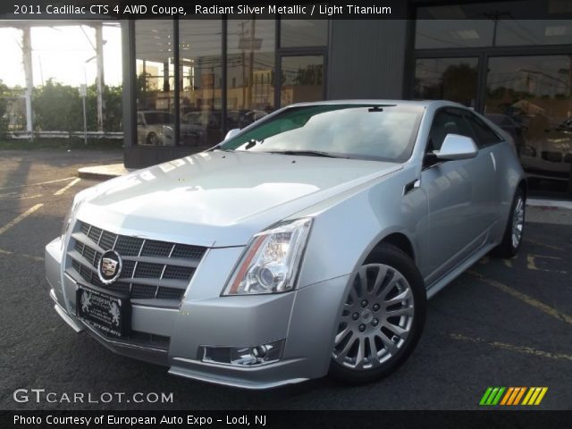 2011 Cadillac CTS 4 AWD Coupe in Radiant Silver Metallic
