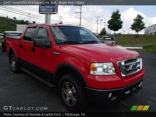 2007 Ford F150 FX4 SuperCrew 4x4 in Bright Red