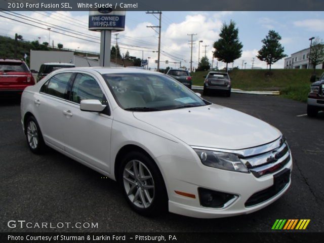 2010 Ford Fusion SEL in White Suede