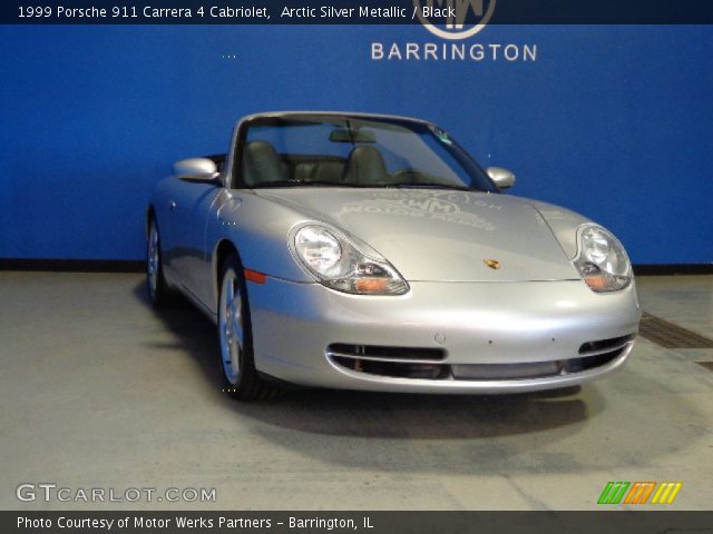 1999 Porsche 911 Carrera 4 Cabriolet in Arctic Silver Metallic