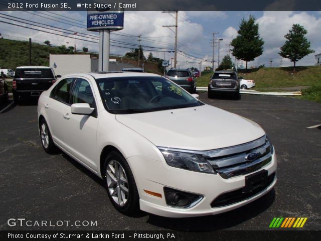 2012 Ford Fusion SEL in White Suede