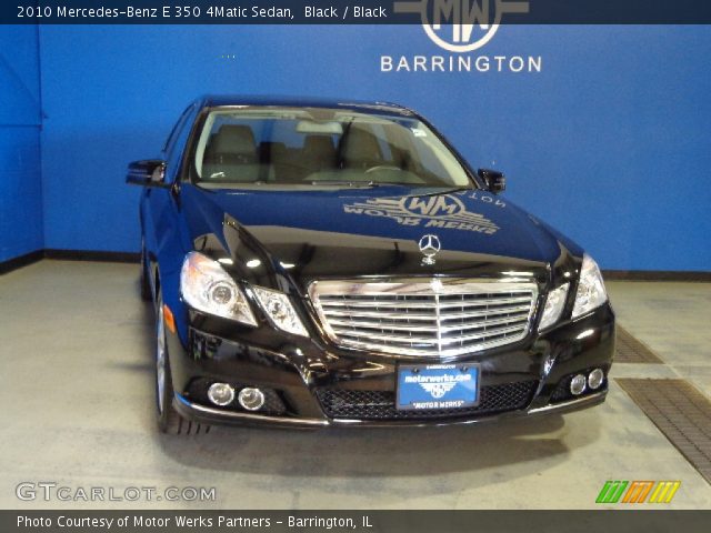 2010 Mercedes-Benz E 350 4Matic Sedan in Black