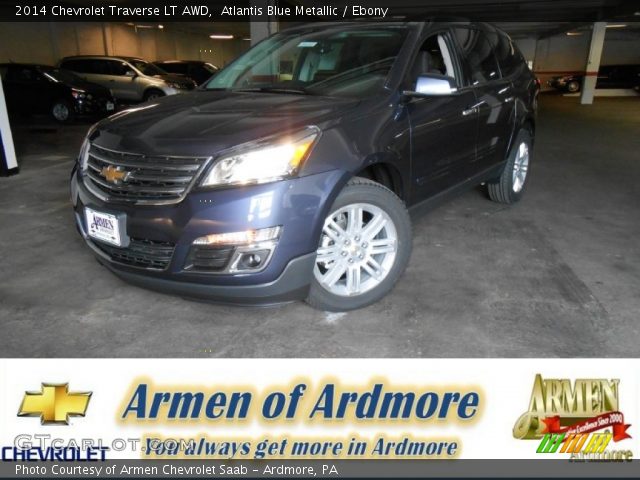 2014 Chevrolet Traverse LT AWD in Atlantis Blue Metallic