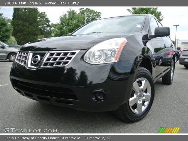 2008 Nissan Rogue S in Wicked Black
