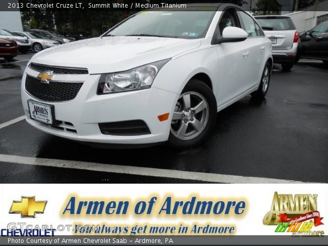 2013 Chevrolet Cruze LT in Summit White