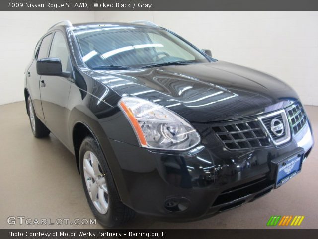 2009 Nissan Rogue SL AWD in Wicked Black