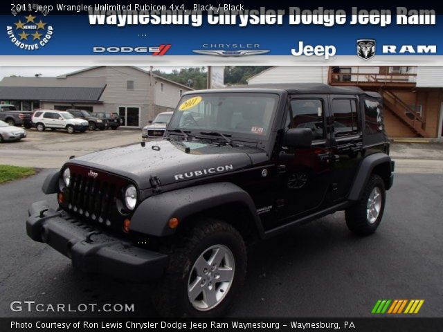 2011 Jeep Wrangler Unlimited Rubicon 4x4 in Black
