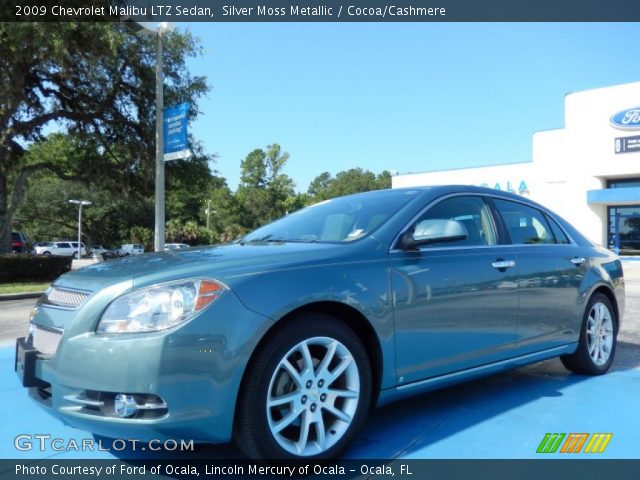 2009 Chevrolet Malibu LTZ Sedan in Silver Moss Metallic
