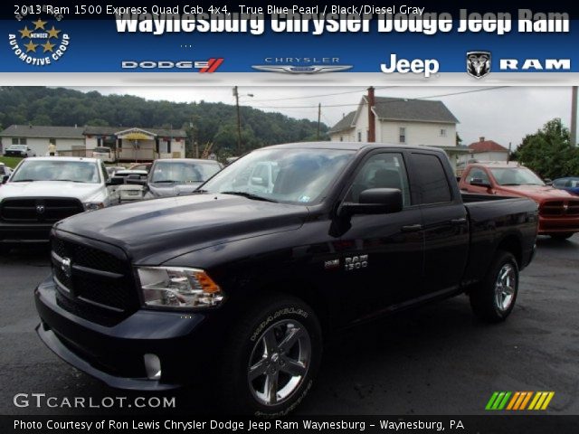 2013 Ram 1500 Express Quad Cab 4x4 in True Blue Pearl