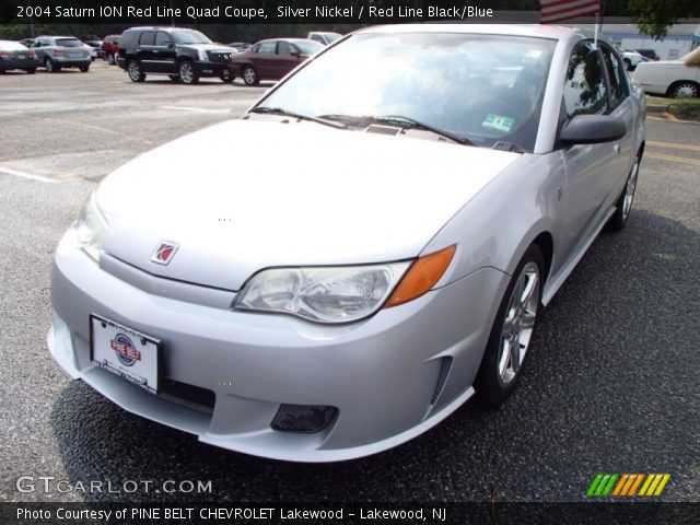 2004 Saturn ION Red Line Quad Coupe in Silver Nickel