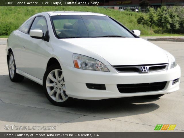 2006 Honda Accord EX V6 Coupe in Taffeta White