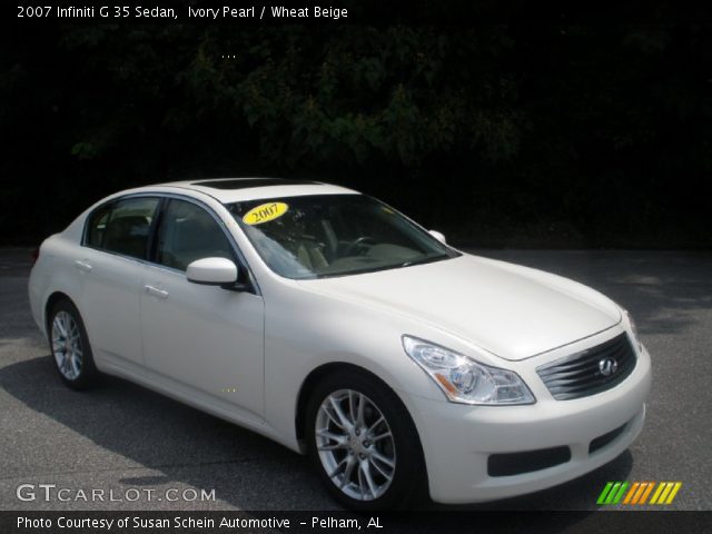2007 Infiniti G 35 Sedan in Ivory Pearl