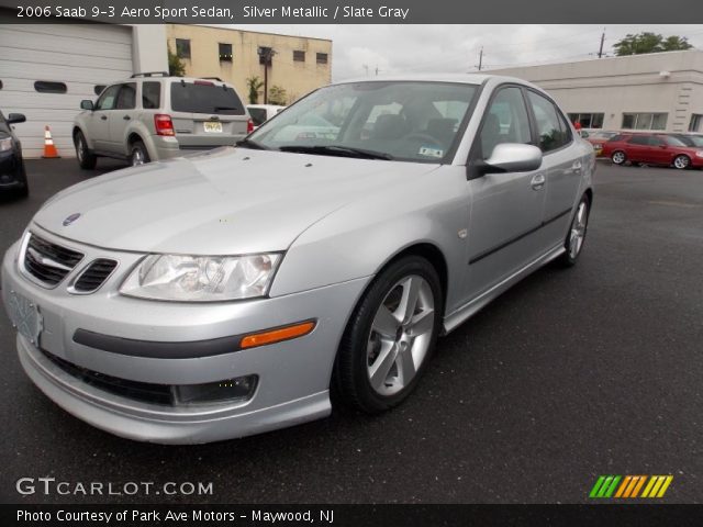 2006 Saab 9-3 Aero Sport Sedan in Silver Metallic