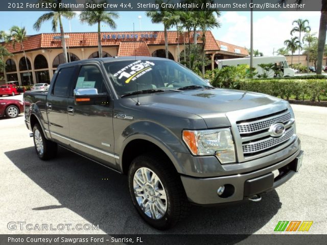 2012 Ford F150 Platinum SuperCrew 4x4 in Sterling Gray Metallic