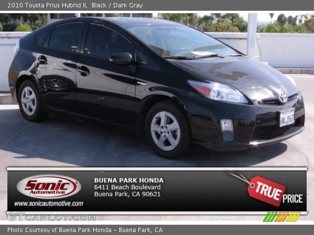 2010 Toyota Prius Hybrid II in Black