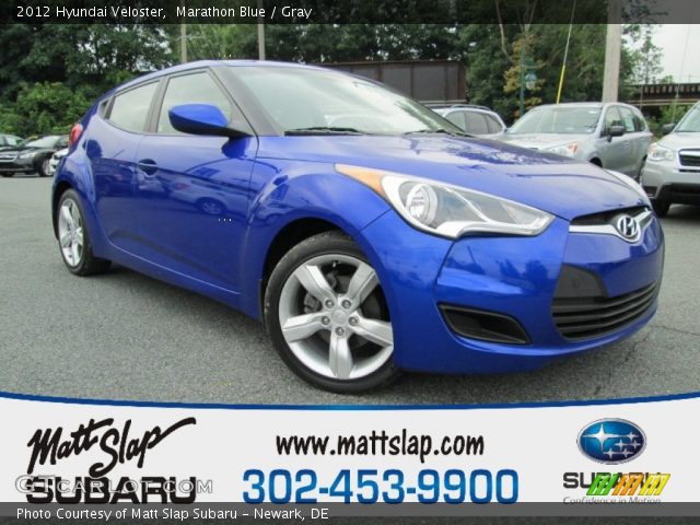 2012 Hyundai Veloster  in Marathon Blue