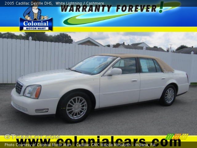 2005 Cadillac DeVille DHS in White Lightning