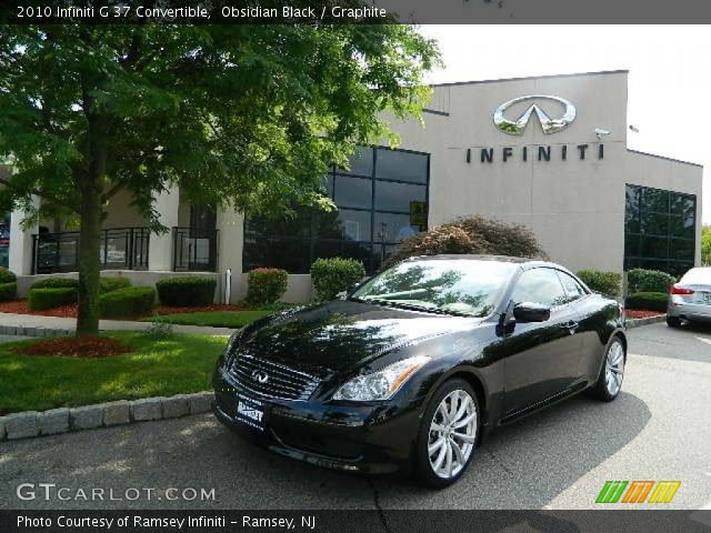 2010 Infiniti G 37 Convertible in Obsidian Black