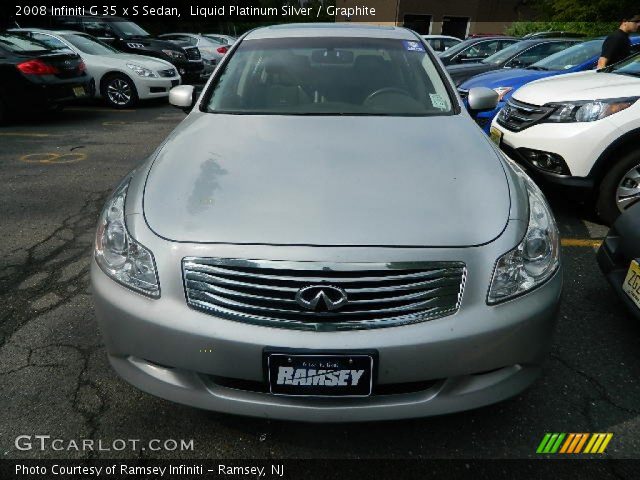 2008 Infiniti G 35 x S Sedan in Liquid Platinum Silver