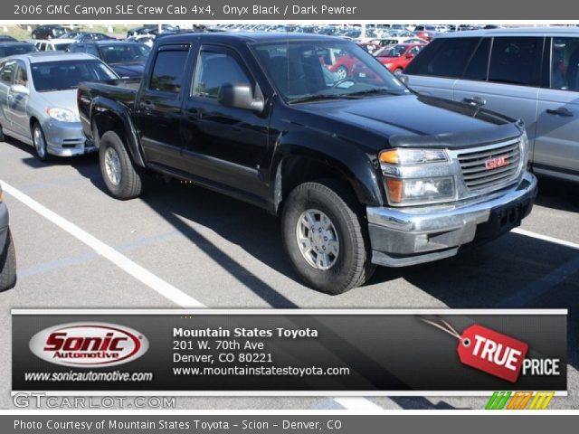 2006 GMC Canyon SLE Crew Cab 4x4 in Onyx Black