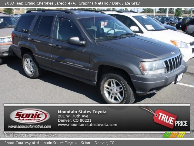 2003 Jeep Grand Cherokee Laredo 4x4 in Graphite Metallic