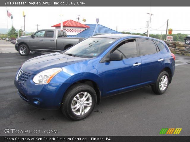 2010 Nissan Rogue S AWD in Indigo Blue