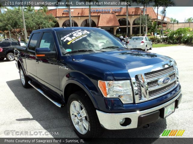 2011 Ford F150 Lariat SuperCrew 4x4 in Dark Blue Pearl Metallic