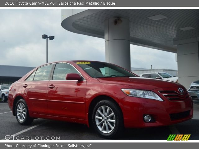2010 Toyota Camry XLE V6 in Barcelona Red Metallic