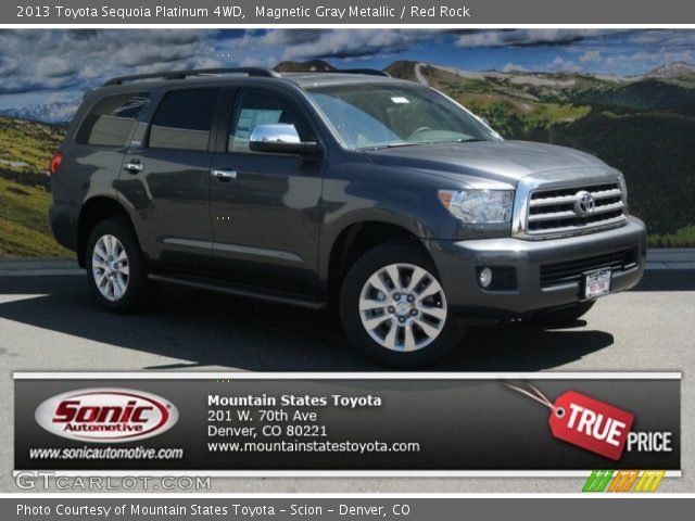 2013 Toyota Sequoia Platinum 4WD in Magnetic Gray Metallic