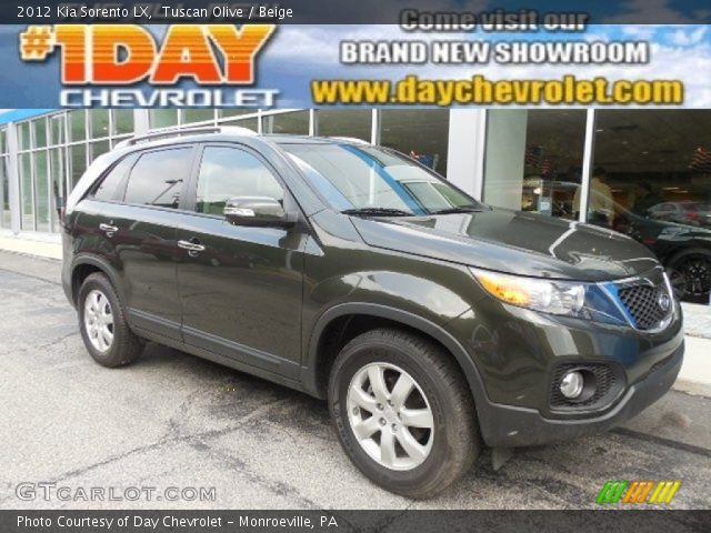 2012 Kia Sorento LX in Tuscan Olive