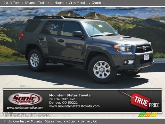 2013 Toyota 4Runner Trail 4x4 in Magnetic Gray Metallic