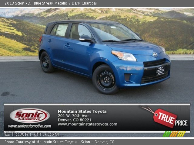 2013 Scion xD  in Blue Streak Metallic