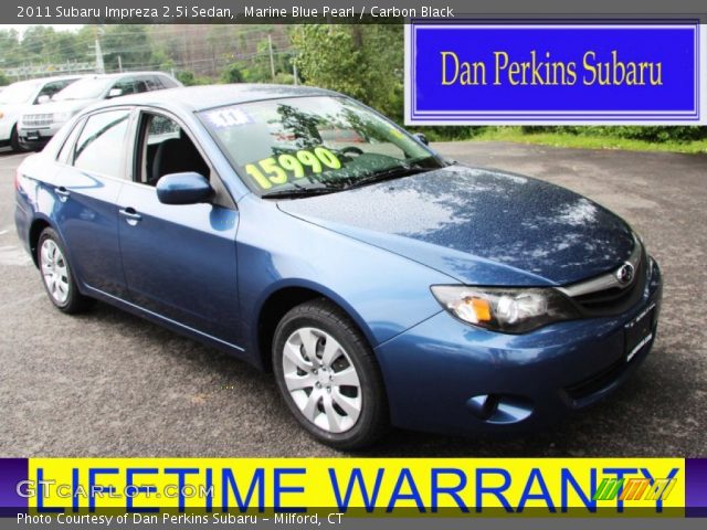 2011 Subaru Impreza 2.5i Sedan in Marine Blue Pearl