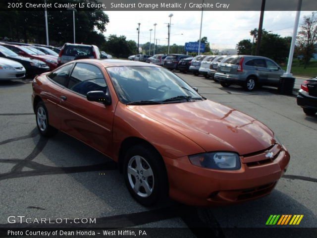 2005 Chevrolet Cavalier LS Coupe in Sunburst Orange Metallic