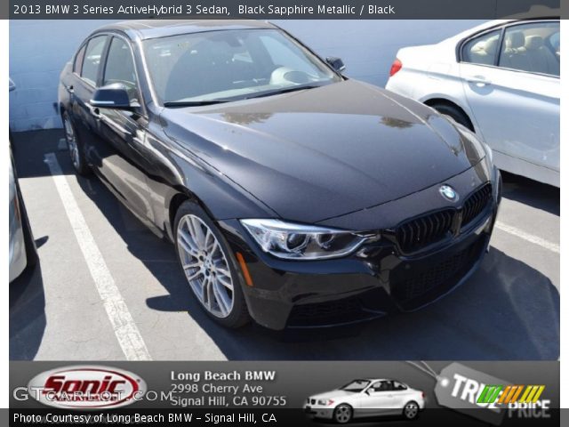 2013 BMW 3 Series ActiveHybrid 3 Sedan in Black Sapphire Metallic