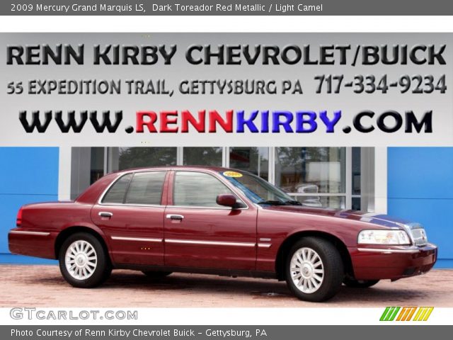 2009 Mercury Grand Marquis LS in Dark Toreador Red Metallic