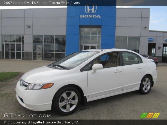 2007 Honda Civic EX Sedan in Taffeta White