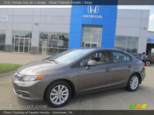 2012 Honda Civic EX-L Sedan in Urban Titanium Metallic