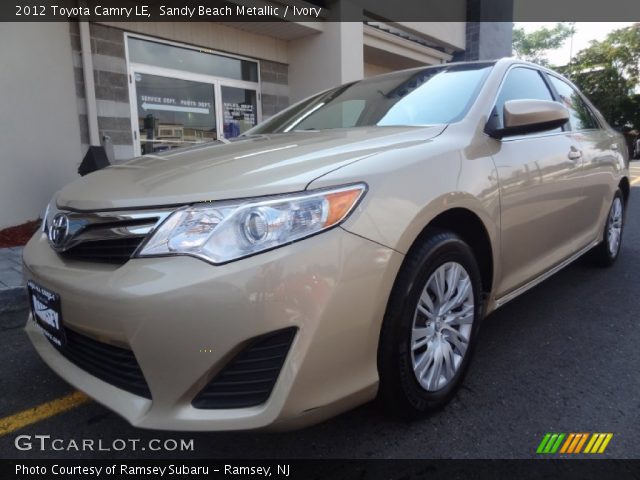 2012 Toyota Camry LE in Sandy Beach Metallic