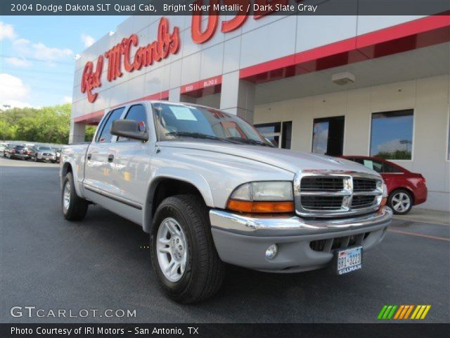 2004 Dodge Dakota SLT Quad Cab in Bright Silver Metallic