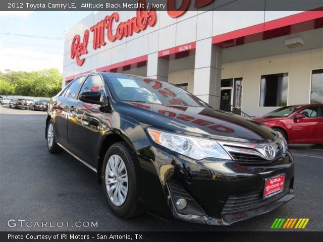 2012 Toyota Camry LE in Attitude Black Metallic